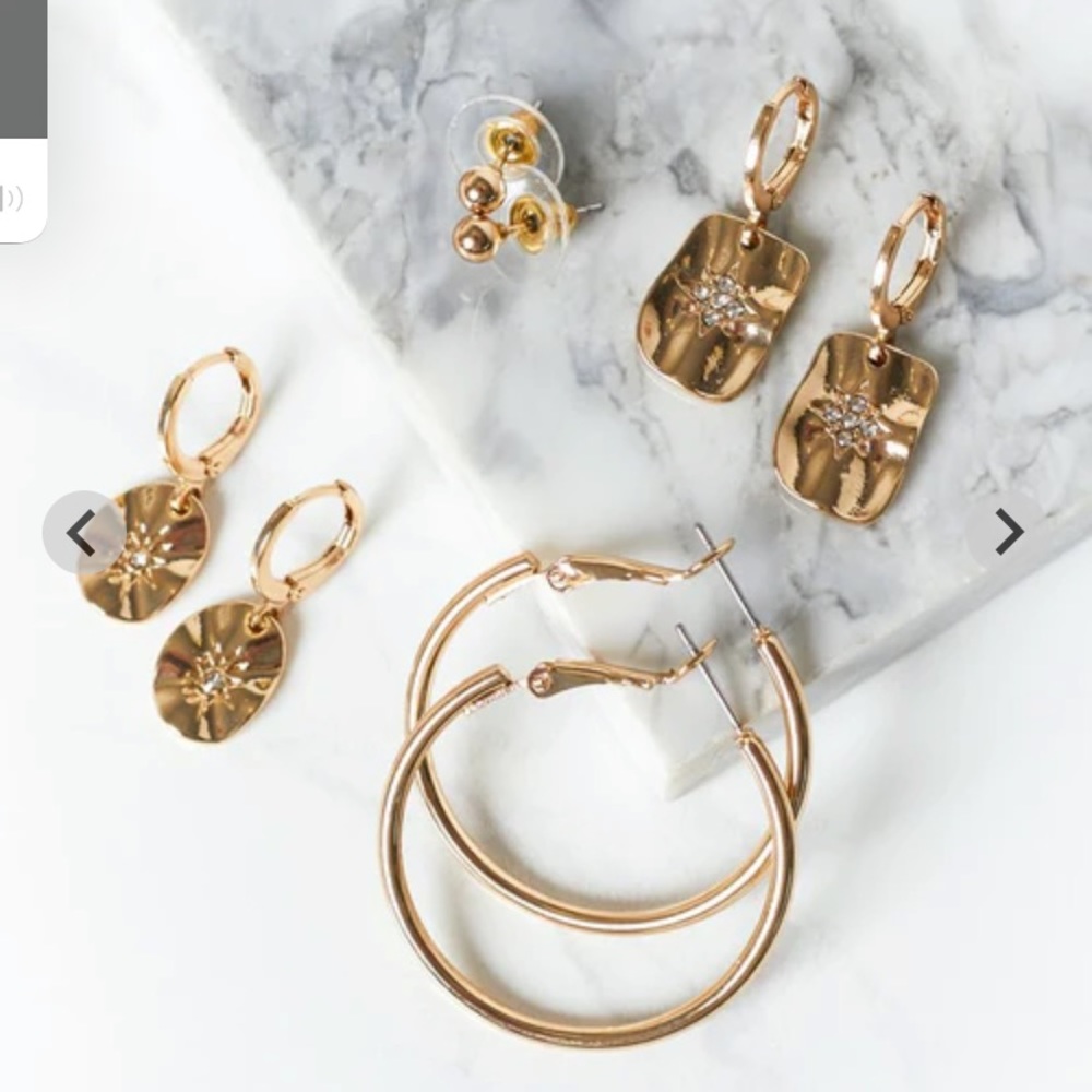 Four pack of earrings